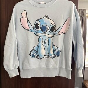 Light Blue Stitch Sweatshirt